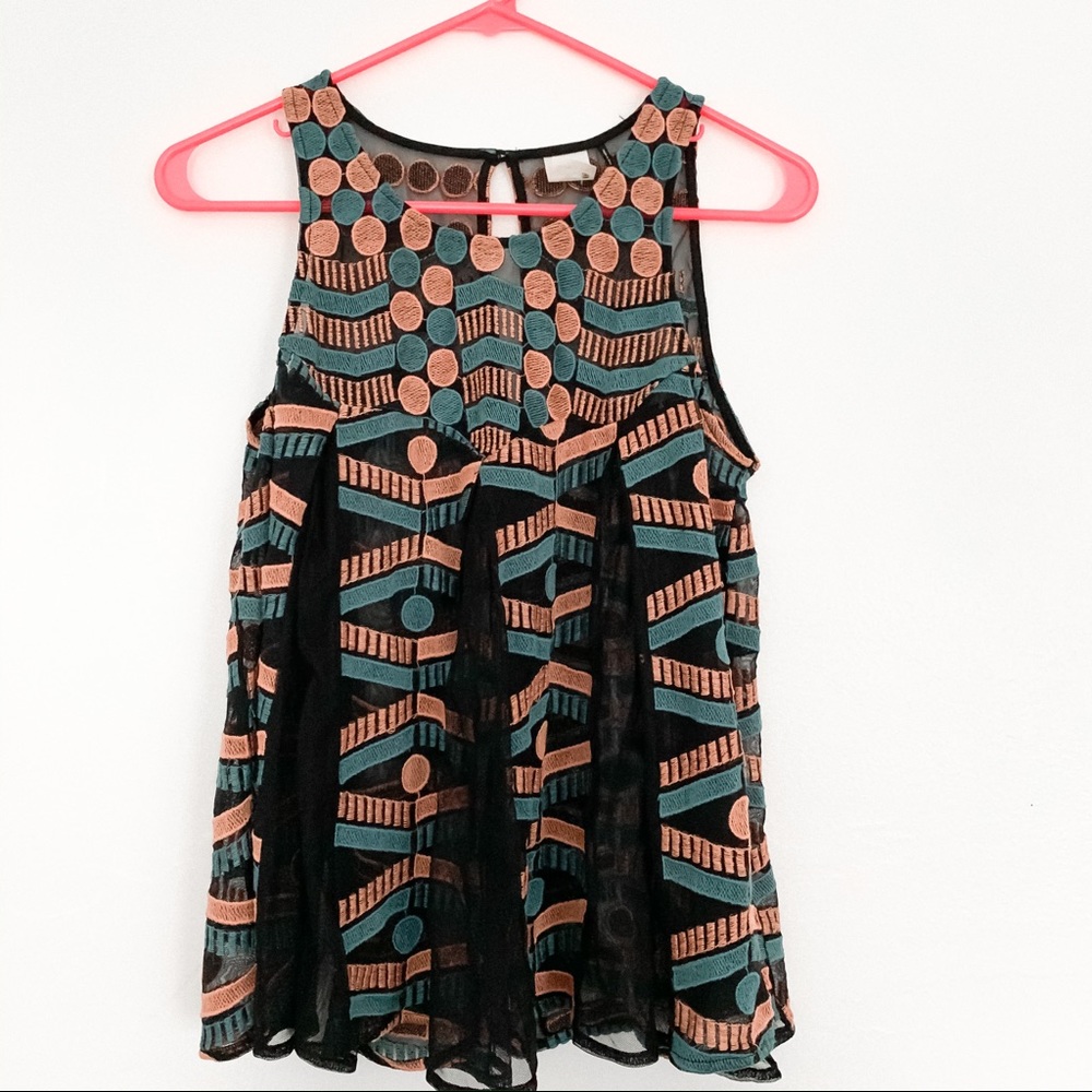 Akemi + Kin Mesh Swing Top